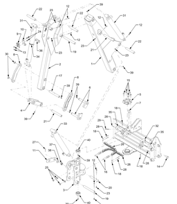 Part Location Diagram of 716-0197 MTD Ring, Retaining, 25mm